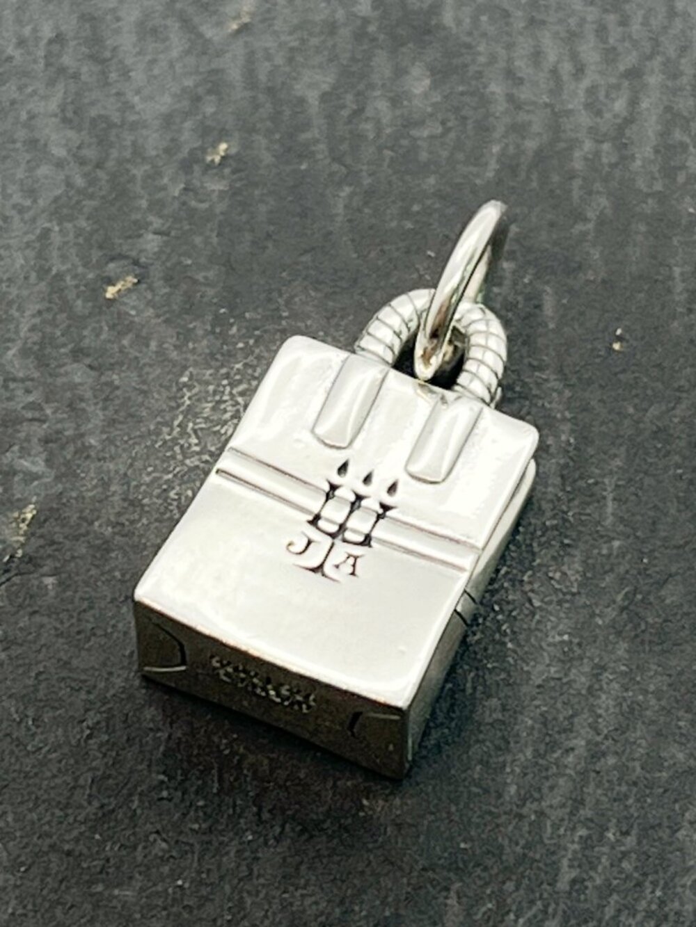 James Avery S925 Sterling Silver 3D Luggage Charm